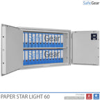 Paper Star Light 60 Asiakirjakaappi - 28 Kansioita - Murtoluokitus S2 / Palotesti 30 min