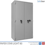 Paper Star Light 80 Asiakirjakaappi - 55 Kansioita - Murtoluokitus S2 / Palotesti 30 min