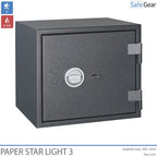 Paper Star Light 3 Paloturvakaappi - 5 Kansioita - Murtoluokitus S2 / Palotesti 30 min