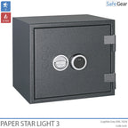 Paper Star Light 3 Paloturvakaappi - 5 Kansioita - Murtoluokitus S2 / Palotesti 30 min