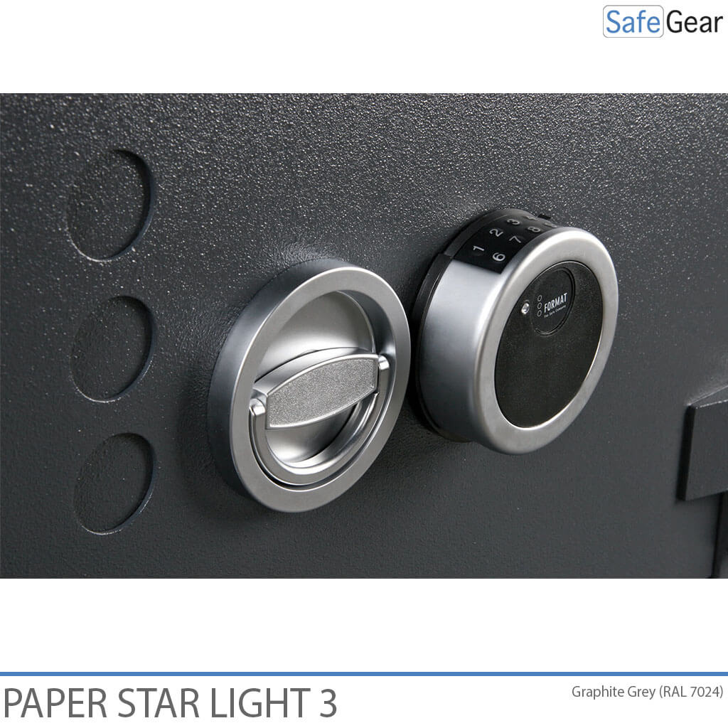 Paper Star Light 3 Paloturvakaappi - 5 Kansioita - Murtoluokitus S2 / Palotesti 30 min