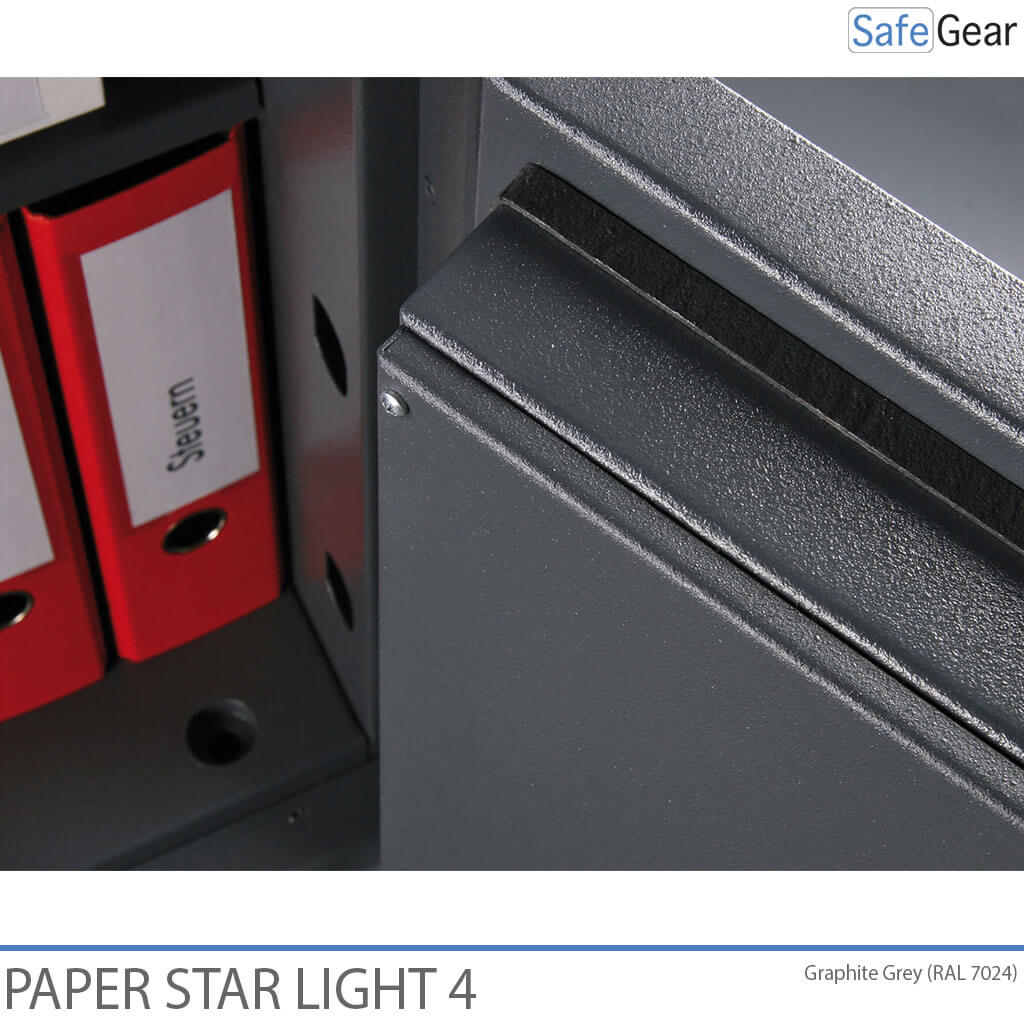 Paper Star Light 4 Paloturvakaappi - 7 Kansioita - Murtoluokitus S2 / Palotesti 30 min