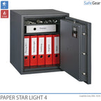 Paper Star Light 4 Paloturvakaappi - 7 Kansioita - Murtoluokitus S2 / Palotesti 30 min