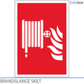 Fire Hose Sign - 297 x 210mm - Self Adhesive Vinyl