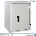 Gemini Pro 20 - Apoteksskåp (141 Liter) - 4 lådor - Inbrottstest Klass I
