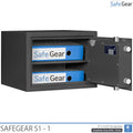 SafeGear SG 1 - Turvalipas (34 litraa) - Murtoluokitus S1
