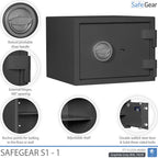 SafeGear SG 1 - Turvalipas (34 litraa) - Murtoluokitus S1