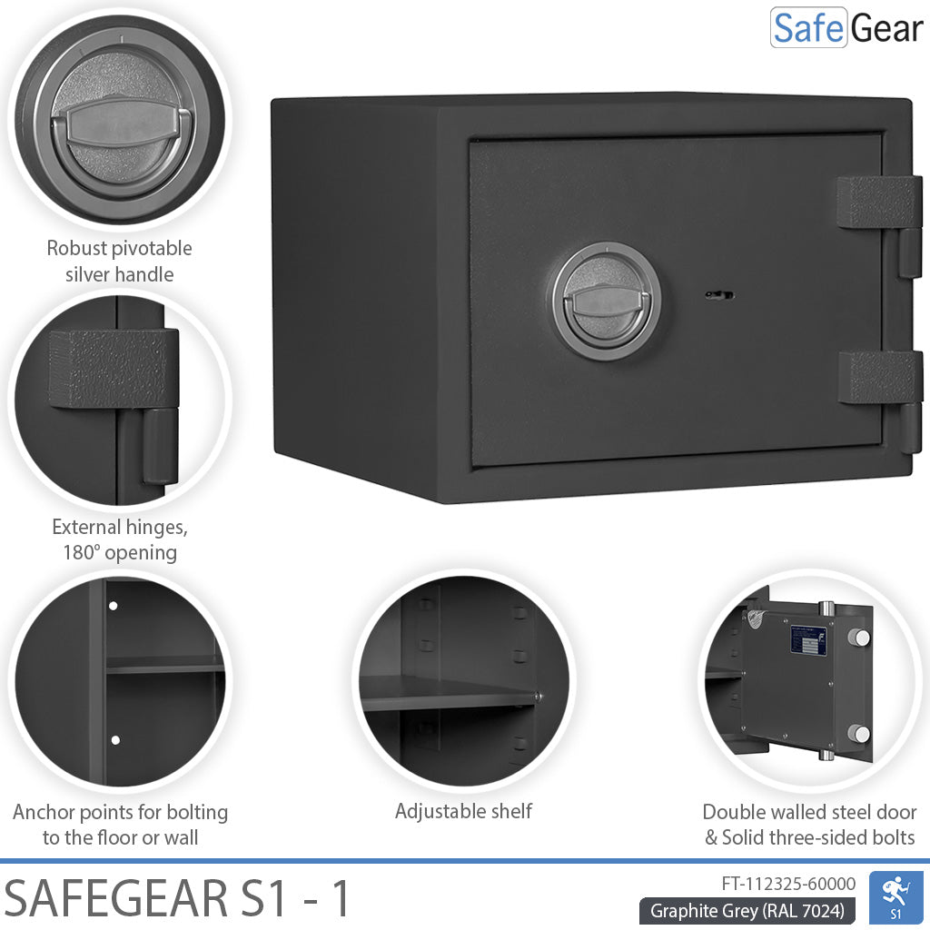 SafeGear SG 1 - Turvalipas (34 litraa) - Murtoluokitus S1