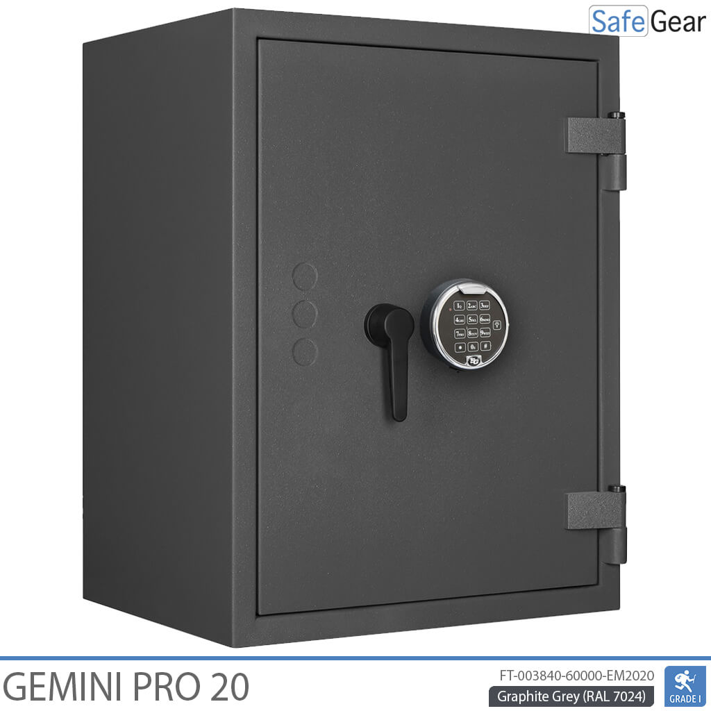 Gemini Pro 20 - Security Safe (142 Liters) - Burglary Test Grade 1