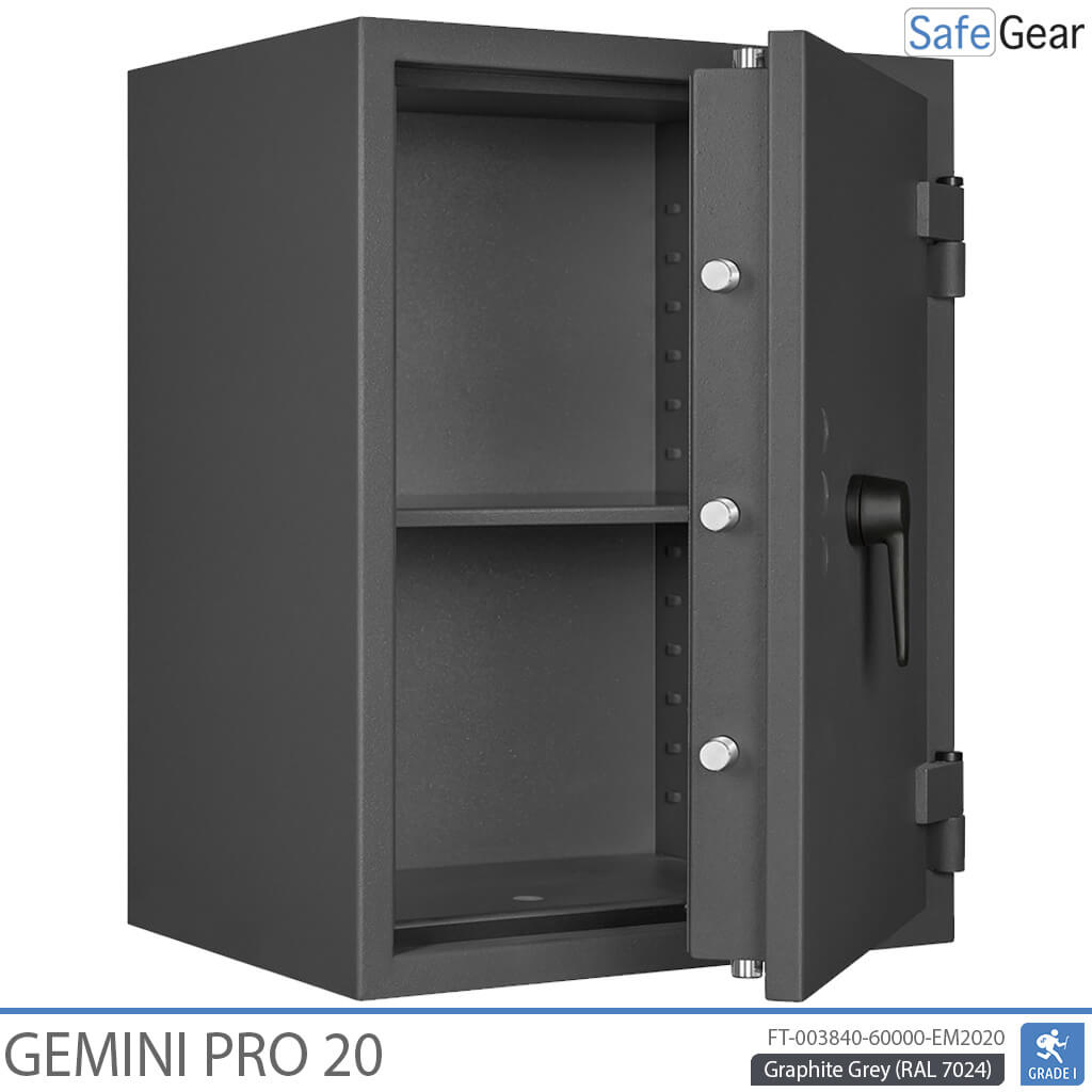 Gemini Pro 20 - Security Safe (142 Liters) - Burglary Test Grade 1