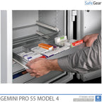 Gemini Pro 55 – apoteksskåp (292 liter) – 7 lådor – 1 hylla – inbrottstest Klass 1