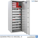 Gemini Pro 55 – apoteksskåp (292 liter) – 7 lådor – 1 hylla – inbrottstest Klass 1