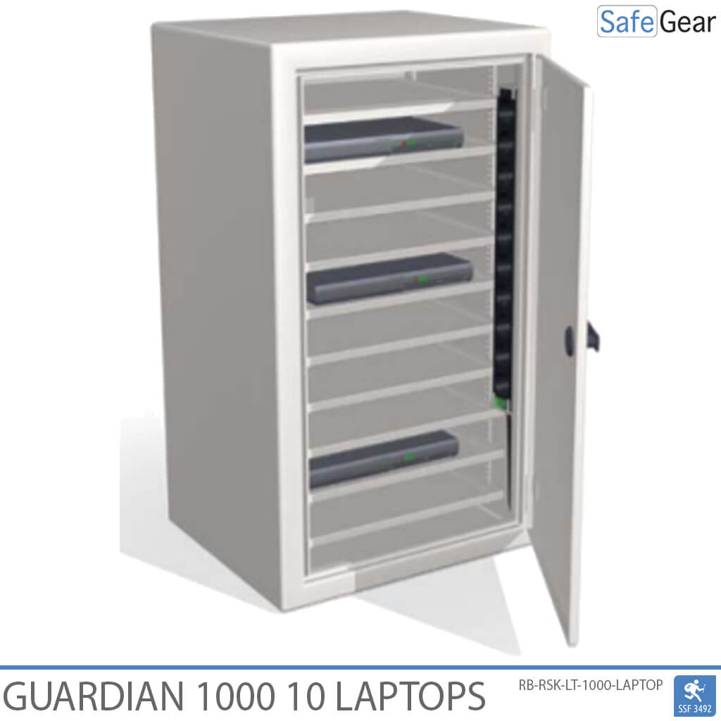 Guardian 1000 – 10 kannettavaa tietokonetta latauksella – murtotestaus SSF 3492