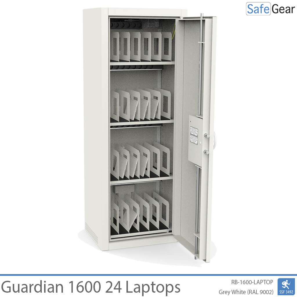 Guardian 1600 - 24 kannettavaa tietokonetta latauksella - murtotestaus SSF 3492