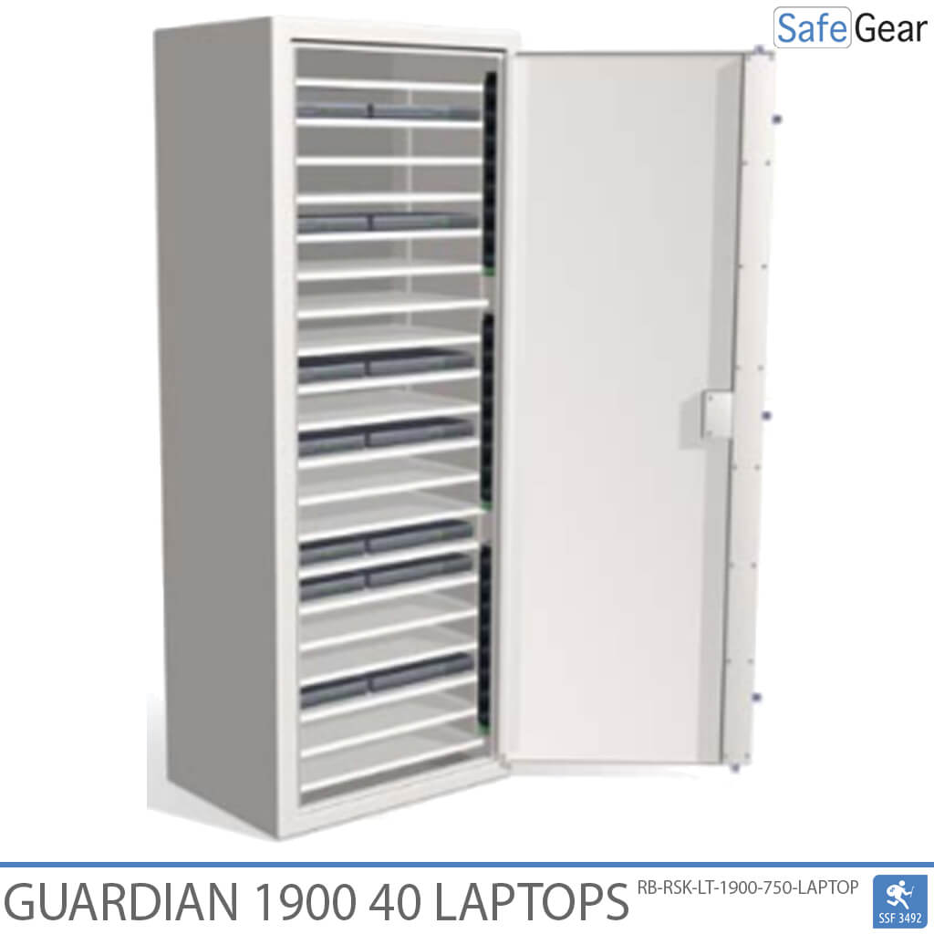 Guardian 1900 – 40 kannettavaa tietokonetta latauksella – murtotestaus SSF 3492