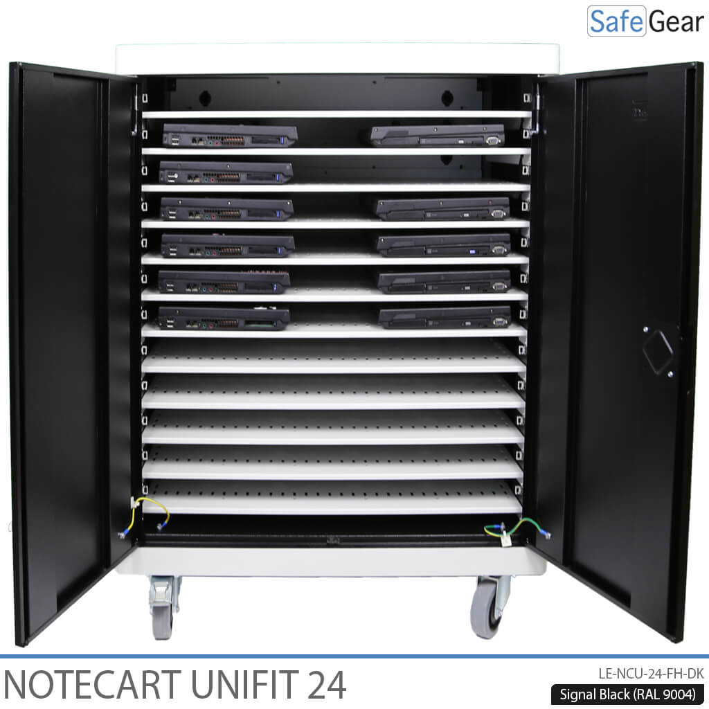 NoteCart Unifit – 32 kannettavaa tietokonetta latauksella