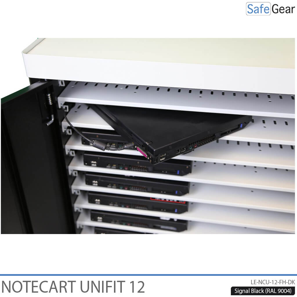 NoteCart Unifit – 12 kannettavaa tietokonetta latauksella