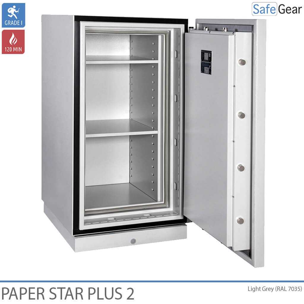 Paper Star Plus 1 Brandskåp (115 L) - Inbrottstest Klass I / Brandtest 120 min