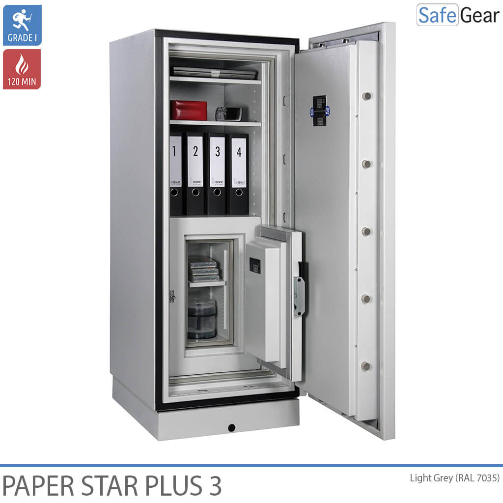 Paper Star Plus 3 Palokaappi (196 L) - Murtotestaus Turvaluokka I / Palotesti 120 min