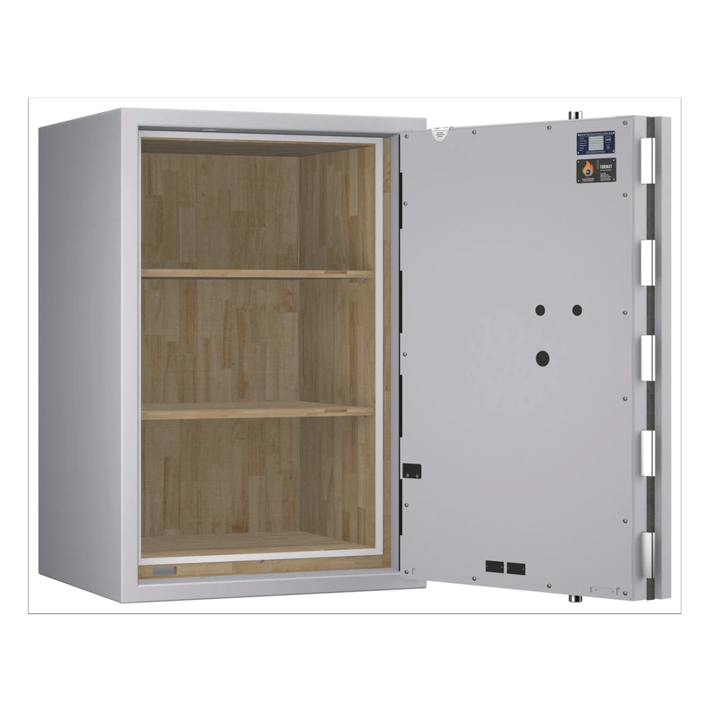 Pegasus Pro safe, Light Grey, door open