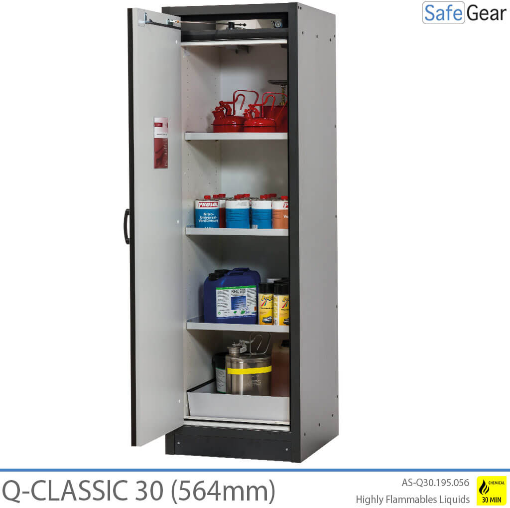 Q-CLASSIC 30 – 3 hyllyä (380 L) / Palonkestävä 30 minuuttia