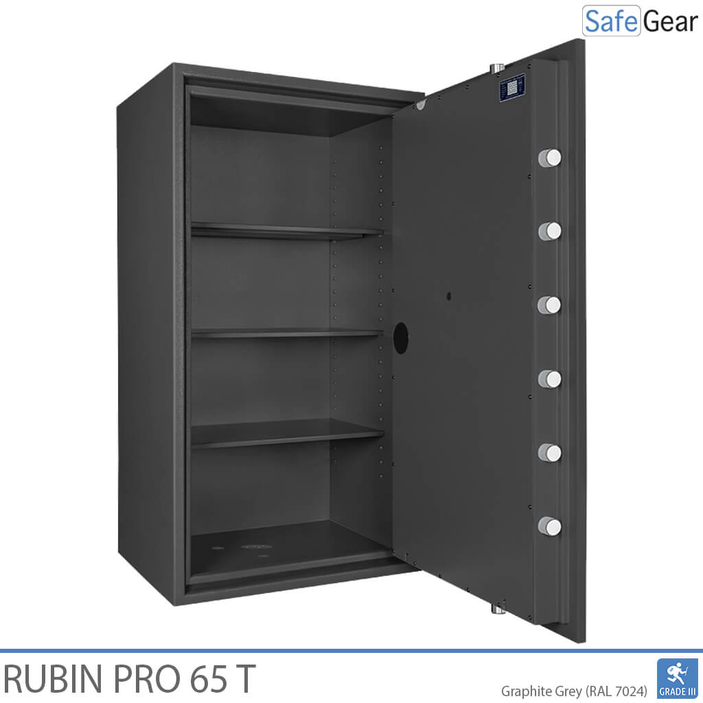 Rubin Pro 65 T - turvakassakaappi (522 litraa) - murtotestaus Turvaluokka 3
