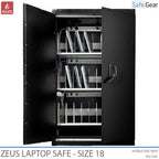Zeus 22 - Laptop safe (32 laptops) - Key Lock